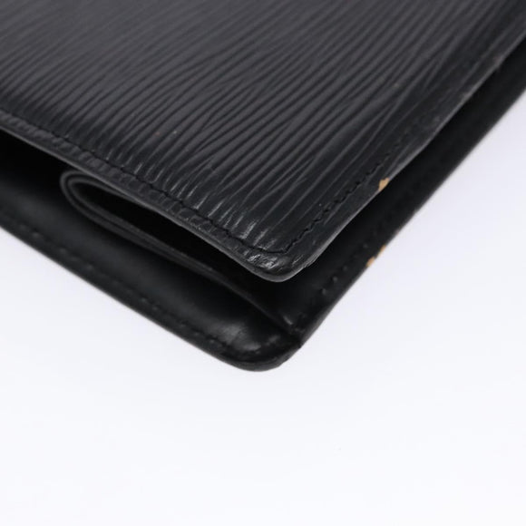 LOUIS VUITTON Epi Trousse Crete Pouch Black M48402 LV Auth fm4830