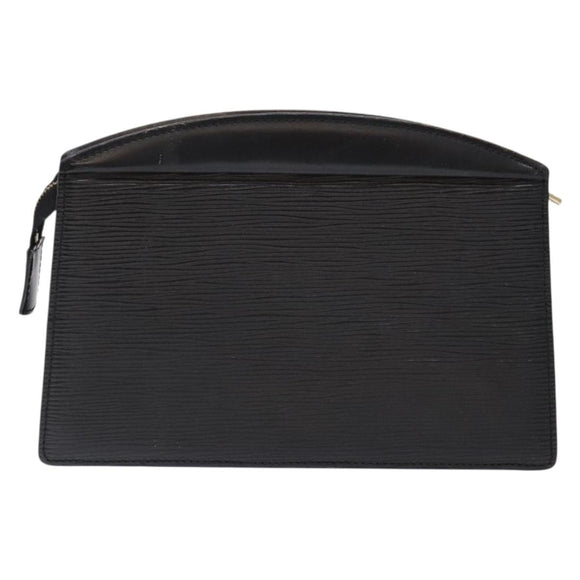 LOUIS VUITTON Epi Trousse Crete Pouch Black M48402 LV Auth fm4830