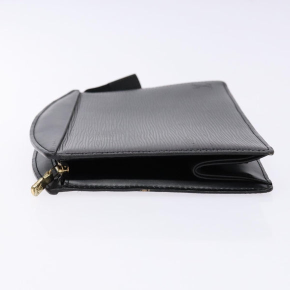 LOUIS VUITTON Epi Trousse Crete Pouch Black M48402 LV Auth fm4830