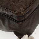 BOTTEGA VENETA INTRECCIATO Shoulder Bag Leather Brown Auth fm4835-10