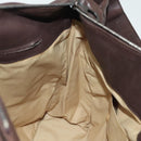 BOTTEGA VENETA INTRECCIATO Shoulder Bag Leather Brown Auth fm4835-18