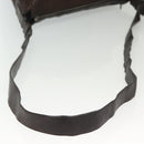 BOTTEGA VENETA INTRECCIATO Shoulder Bag Leather Brown Auth fm4835-7