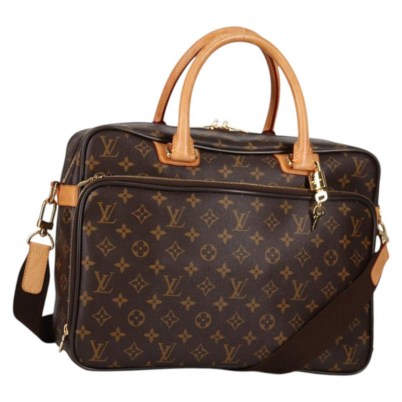 LOUIS VUITTON Monogram Ikar Business Bag M23252 LV Auth fm4836