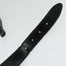 CELINE Shoulder Bag Leather Black Gold Auth fm4838-9