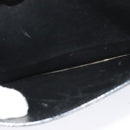 CELINE Shoulder Bag Leather Black Gold Auth fm4838-24