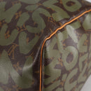 LOUIS VUITTON Monogram Graffiti Keepall 50 Boston Bag Khaki M92196 Auth fm4841SAV-17