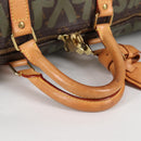 LOUIS VUITTON Monogram Graffiti Keepall 50 Boston Bag Khaki M92196 Auth fm4841V-8