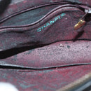 CHANEL Matelasse Chain Shoulder Bag Lamb Skin Black Gold CC Auth fm4843-9