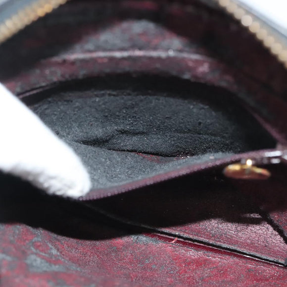 CHANEL Matelasse Chain Shoulder Bag Lamb Skin Black Gold CC Auth fm4843