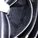 CELINE Shoulder Bag Leather Black Gold Auth fm4846-21