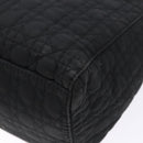Christian Dior Canage Hand Bag Nylon Black Gold Auth fm4847-15