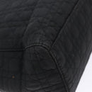 Christian Dior Canage Hand Bag Nylon Black Gold Auth fm4847-16