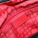 Christian Dior Canage Hand Bag Nylon Black Gold Auth fm4847-18