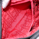 Christian Dior Canage Hand Bag Nylon Black Gold Auth fm4847-21