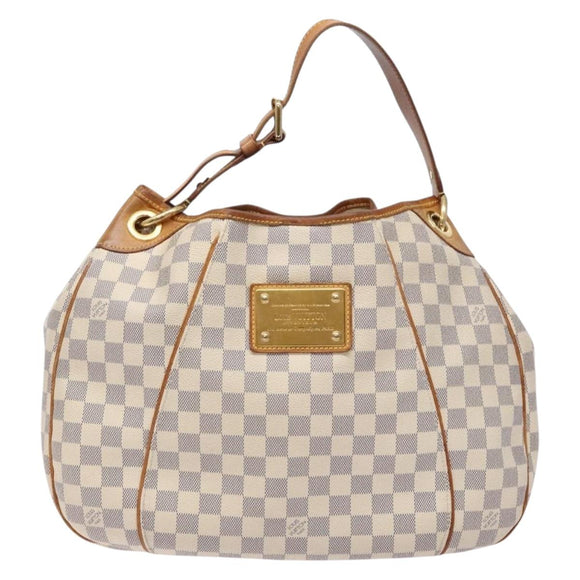 LOUIS VUITTON Damier Azur Galliera PM Shoulder Bag N55215 LV Auth fm4849