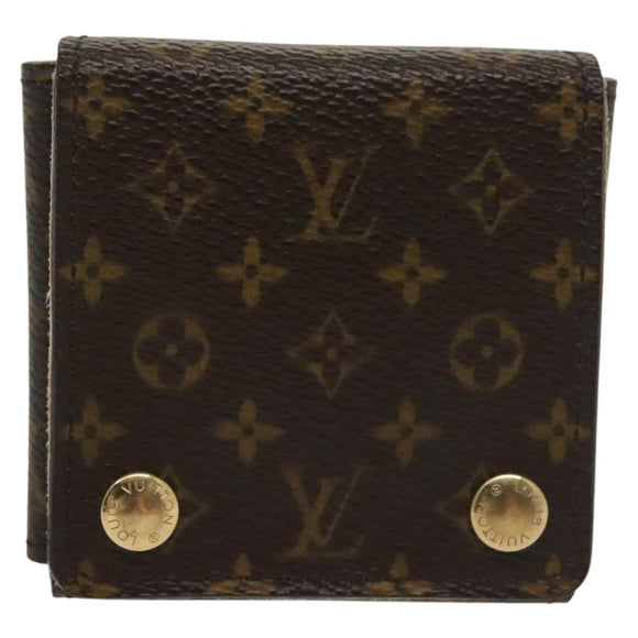 LOUIS VUITTON Monogram Jewelry case Jewelry Box LV Auth fm4851