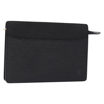 LOUIS VUITTON Epi Pochette Homme Clutch Bag Black Noir M52522 LV Auth fm4856