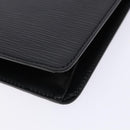 LOUIS VUITTON Epi Pochette Homme Clutch Bag Black Noir M52522 LV Auth fm4856-15