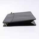 LOUIS VUITTON Epi Pochette Homme Clutch Bag Black Noir M52522 LV Auth fm4856-4