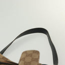 GUCCI GG Canvas Shoulder Bag Beige Gold 001 3746 Auth fm4857-14