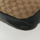 GUCCI GG Canvas Shoulder Bag Beige Gold 001 3746 Auth fm4857-15