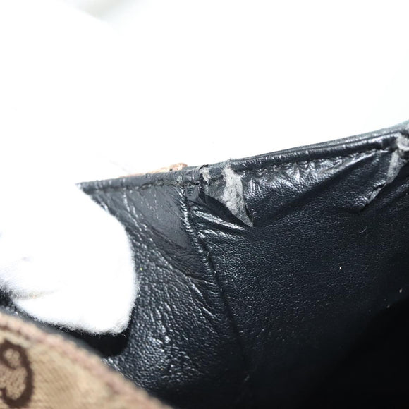 GUCCI GG Canvas Shoulder Bag Beige Gold 001 3746 Auth fm4857