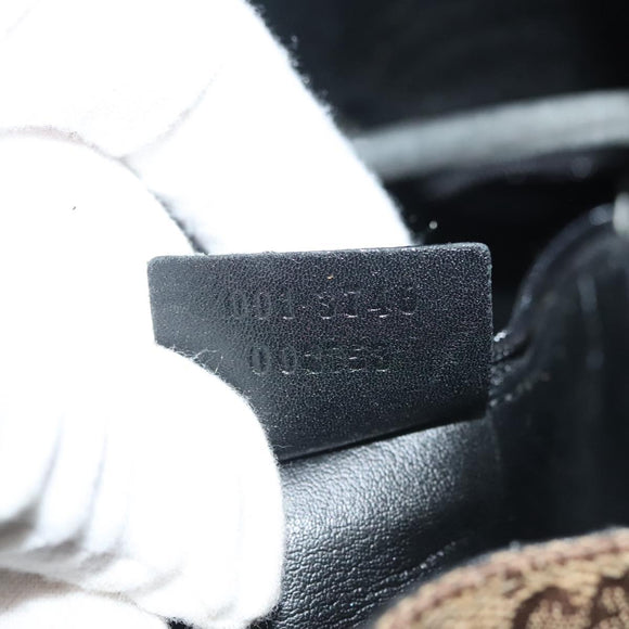 GUCCI GG Canvas Shoulder Bag Beige Gold 001 3746 Auth fm4857