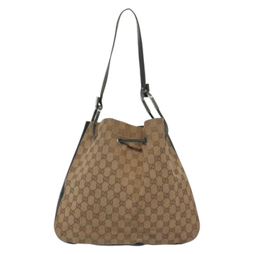 GUCCI GG Canvas Shoulder Bag Beige Gold 001 3746 Auth fm4857 - 0