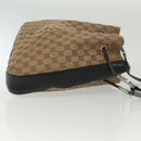 GUCCI GG Canvas Shoulder Bag Beige Gold 001 3746 Auth fm4857-4