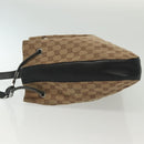 GUCCI GG Canvas Shoulder Bag Beige Gold 001 3746 Auth fm4857-5