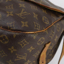 LOUIS VUITTON Monogram Saumur 35 Shoulder Bag M42254 LV Auth fm4858-9