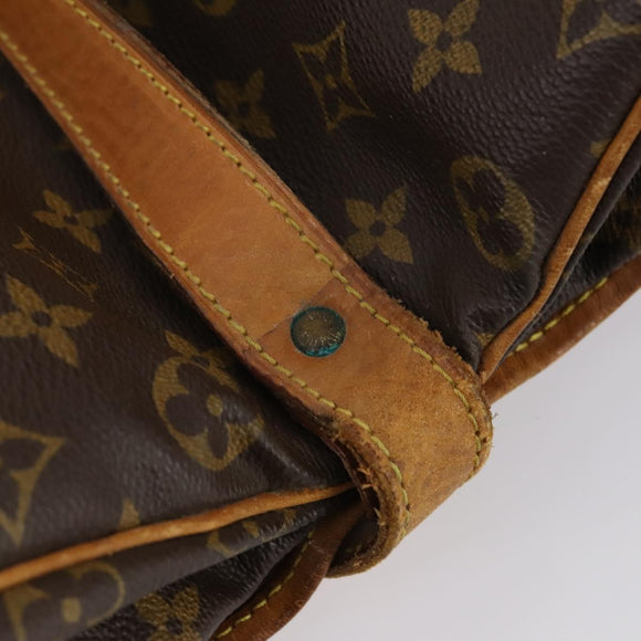 LOUIS VUITTON Monogram Saumur 35 Shoulder Bag M42254 LV Auth fm4858