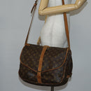 LOUIS VUITTON Monogram Saumur 35 Shoulder Bag M42254 LV Auth fm4858-27