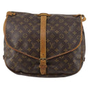 LOUIS VUITTON Monogram Saumur 35 Shoulder Bag M42254 LV Auth fm4858-13