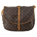 LOUIS VUITTON Monogram Saumur 35 Shoulder Bag M42254 LV Auth fm4858-2