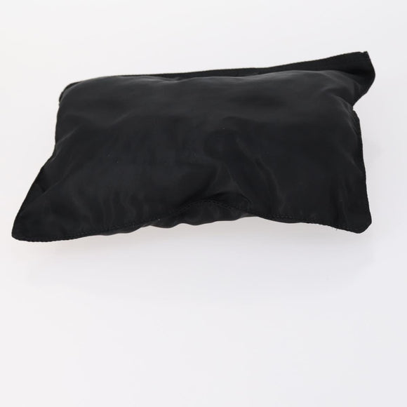 PRADA Pouch Nylon 4Set Black Brown Auth fm4859