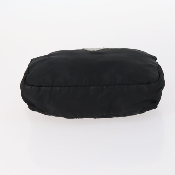 PRADA Pouch Nylon 4Set Black Brown Auth fm4859