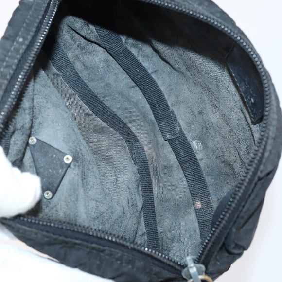 PRADA Pouch Nylon 4Set Black Brown Auth fm4859