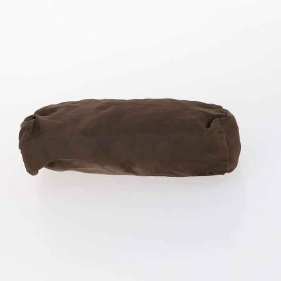 PRADA Pouch Nylon 4Set Black Brown Auth fm4859