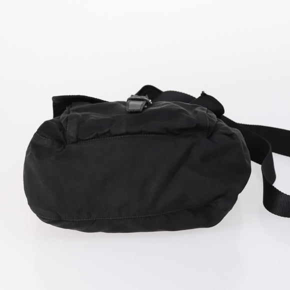 PRADA Pouch Nylon 4Set Black Brown Auth fm4859