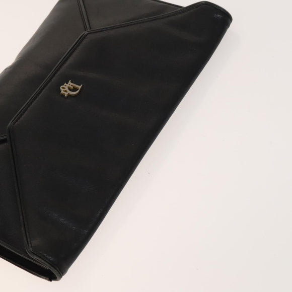 Christian Dior Bag Leather PVC 3Set Khaki Brown Auth fm4860