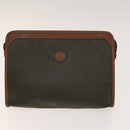 Christian Dior Bag Leather PVC 3 Set Khaki Brown Auth fm4860-15