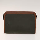 Christian Dior Bag Leather PVC 3Set Khaki Brown Auth fm4860-16