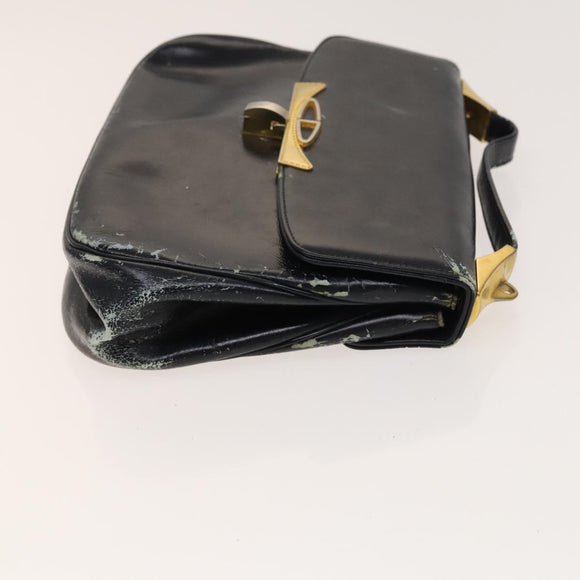 Christian Dior Bag Leather PVC 3Set Khaki Brown Auth fm4860