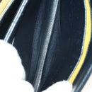 Christian Dior Bag Leather PVC 3Set Khaki Brown Auth fm4860-8