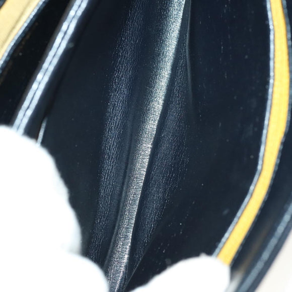 Christian Dior Bag Leather PVC 3Set Khaki Brown Auth fm4860