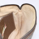 GUCCI GG Supreme Web Sherry Line Bag PVC Beige Gold 98 02 047 Auth fm4861-21