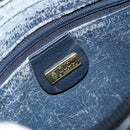 GUCCI Micro GG Supreme Shoulder Bag PVC Navy Gold 007 56 0095 Auth fm4868-20