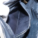 GUCCI Micro GG Supreme Shoulder Bag PVC Navy Gold 007 56 0095 Auth fm4868-23