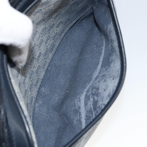 GUCCI Micro GG Supreme Shoulder Bag PVC Navy Gold 007 56 0095 Auth fm4868